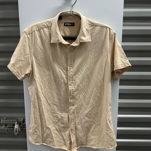 Tan Short Sleeve Men's Shirt